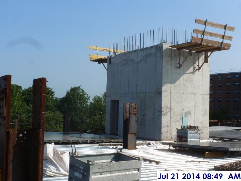 Stripped the shear wall panels at Stair -4 (3rd Floor) Facing North-East (800x600)